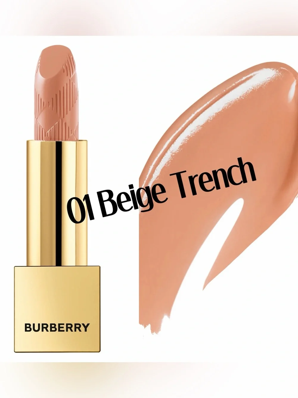 Burberry Kisses Satin Lipstick - 01 BEIGE TRENCH NIB